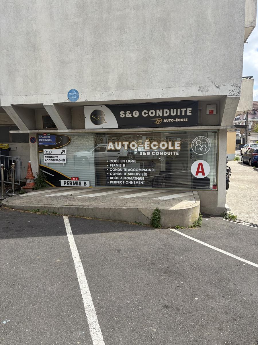 Façade S&G Conduite Auto-école